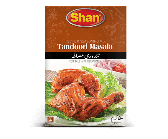 SHAN CHICKEN TANDOORI BBQ MASALA PREMIUM, 50g