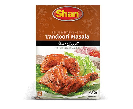 SHAN CHICKEN TANDOORI BBQ MASALA PREMIUM, 50g