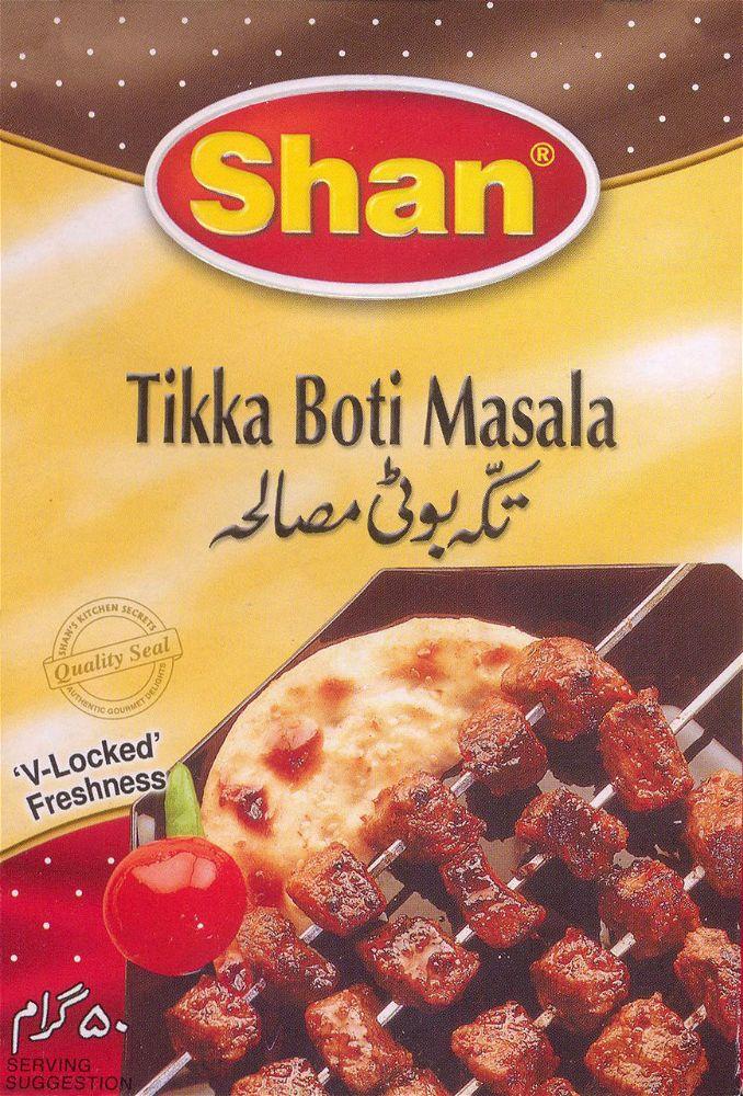 SHAN TIKKA (BOTI) MASALA PREMIUM, 50g